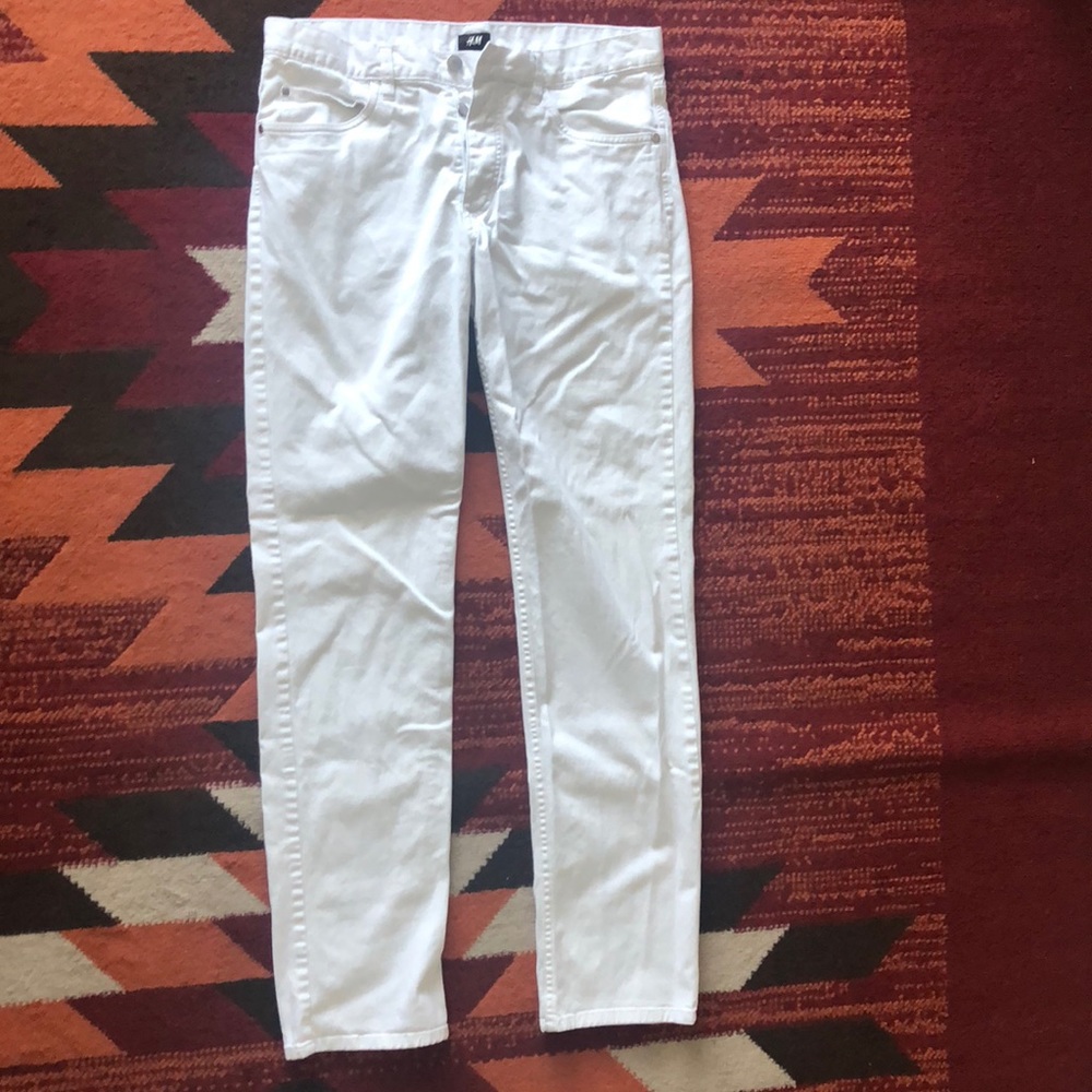H&M White Chinos